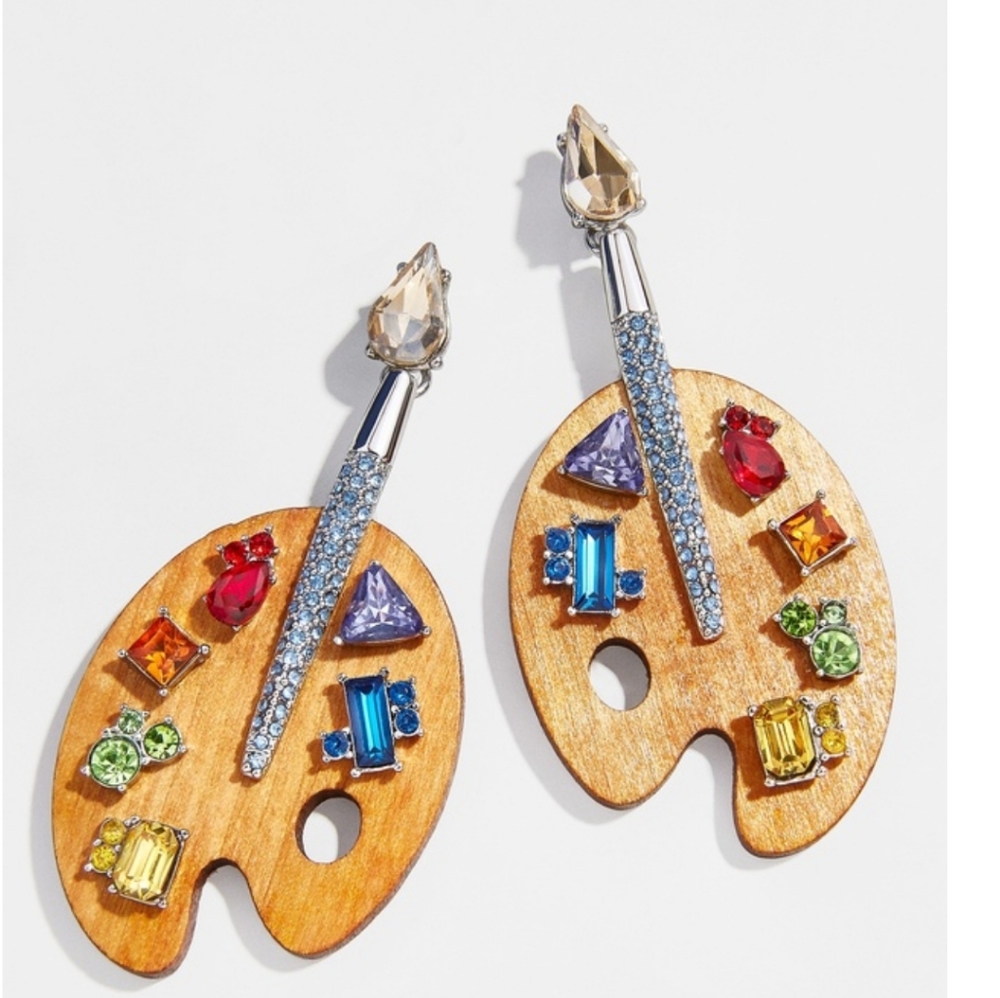 Unique Painters Pallet Earrings
